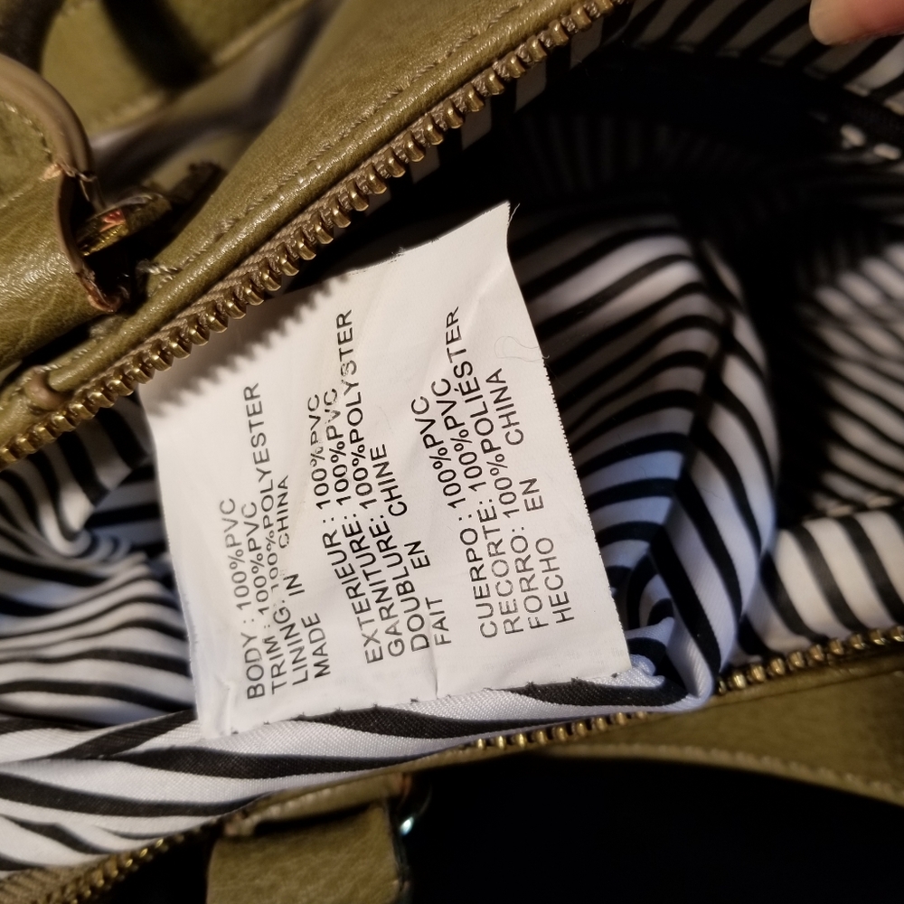 Charming Charlie Olive Handbag - Picture 12 of 16